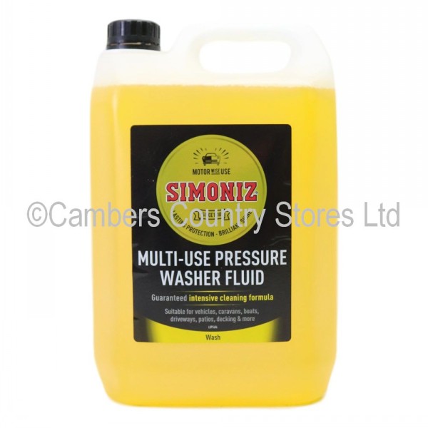 Simoniz MultiUse Pressure Washer Fluid 5 Litre Cambers Country Store